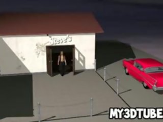 3D Cartoon Zombie enchantress Getting Fucked Outdoors