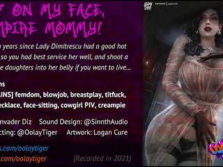 Lover dimitrescu - sit on my face&comma; wampir mommy&excl; &lpar;18 eroaudio&rpar;