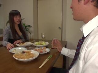Japanese MILF call girl Gives Her Cunt to Her Husband's Coworker at Dinner Time | xHamster