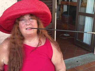 Augusta- a great smoker with her very long holder: hd x rated clip 72