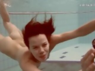 Gazel Podvodkova small tits glorious ass underwater