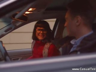 Casual Teen X rated movie - Rita Lee - Nerdy Hitchhiker Casual Fuck