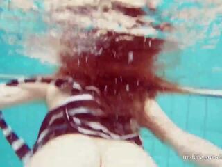 Smashing Russian underwater seductress Nina Mohnatka