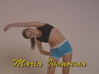 Maria looked stupéfiant en tous coup et acrobatique mouvement