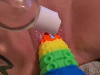 Crazyfetishcouple - Pussy Fuck with the Tentacle Dildo | xHamster