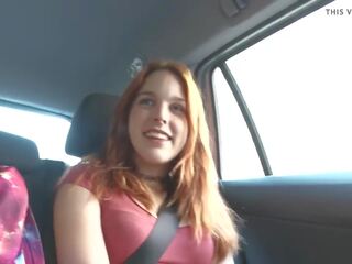 First-rate Red Head Masturbating on Boat Trip in Berlin: dirty clip 88