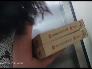 She Receives the Pizza bloke in a Short Dress - He Loved it | xHamster