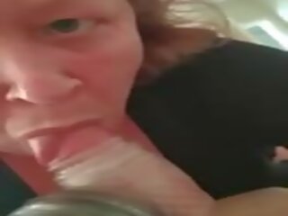 Karen sucks pecker while facesitting