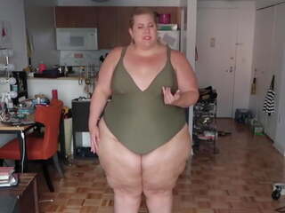 BBW Swimsuit: Chubby Swimsuit HD adult clip film 8a