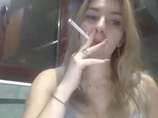 Pregnant Ms smokes and tries to seduce her steady