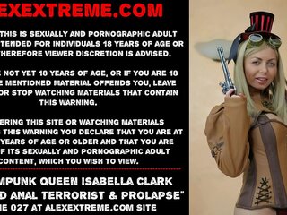 Steampunk kráľovná isabella clark vziať červený anál terrorist & vyvrátenie