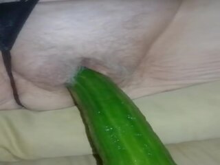 Taking a Cucumber Deep, Free Pussy Masturbator HD dirty video b3