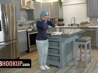Hijab Hookup - pretty Big Titted Arab enchantress Bangs Her Soccer Coach To Keep Her Place In The Team