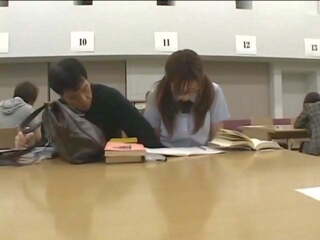 Японец момичета прецака в на библиотека, безплатно x номинално клипс 46