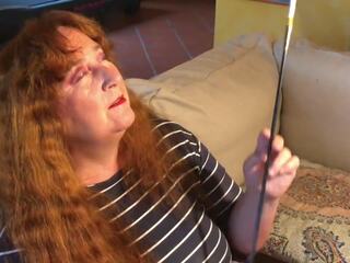 Augusta- a great Smoker with Her very Long Holder: HD x rated clip 72