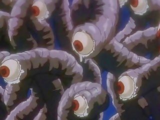 Bela anime amante trapped por um tentáculos monstro