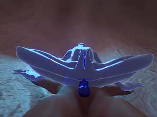Modrý mimozemšťan slime mladý žena fucks člověk v cave: volný vysoká rozlišením x jmenovitý film 54
