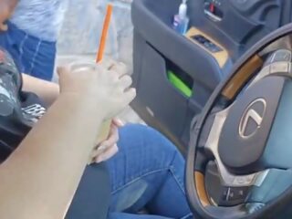 I Asked A Stranger On The Side Of The Street To Jerk Off And Cum In My Ice Coffee &lpar;Public Masturbation&rpar; Outdoor Car xxx video