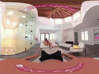 Vr bangers-[360°vr] dillion y pristine scissoring immediately thereafter desnudo racquetbal
