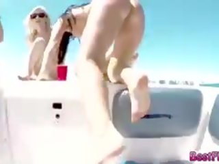 Hardcore x rated clip Action On A Yacht With These Rich Kids