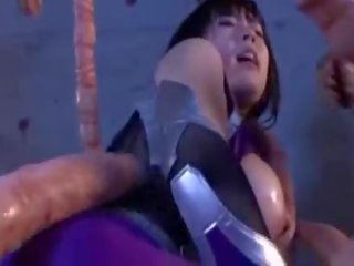 Huge freaky tentacle fucks big Titty asian x rated clip street girl wet puss