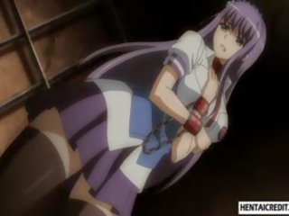 Caught And Tied Up Hentai young woman Gets Fondled