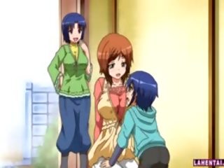 Big Titted Hentai Teacher Gets Fondled And Fucked
