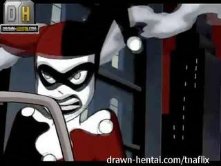 Superhero بالغ فيلم - batman ضد harley كوين