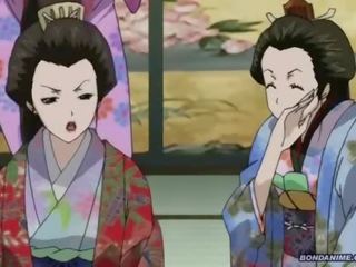 A hogtied geisha got a mitra pilošs karstās līdz trot vāvere
