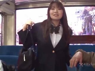 Yayoi Yoshino Caught in Bus Gangbang -Uncensored JAV-