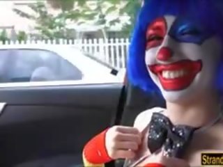 Slim Clown Mikayla Got Free Cum On Mouth