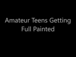 Аматьори тийнейджъри получаване на пълен painted