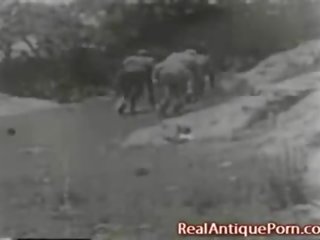 Antique out doors adult clip of 1915!