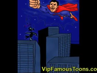 Superman and Supergirl cartoon dirty clip