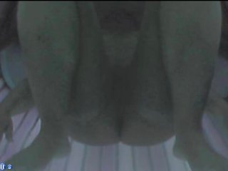 Voyeur webcam nude babe in solarium part15